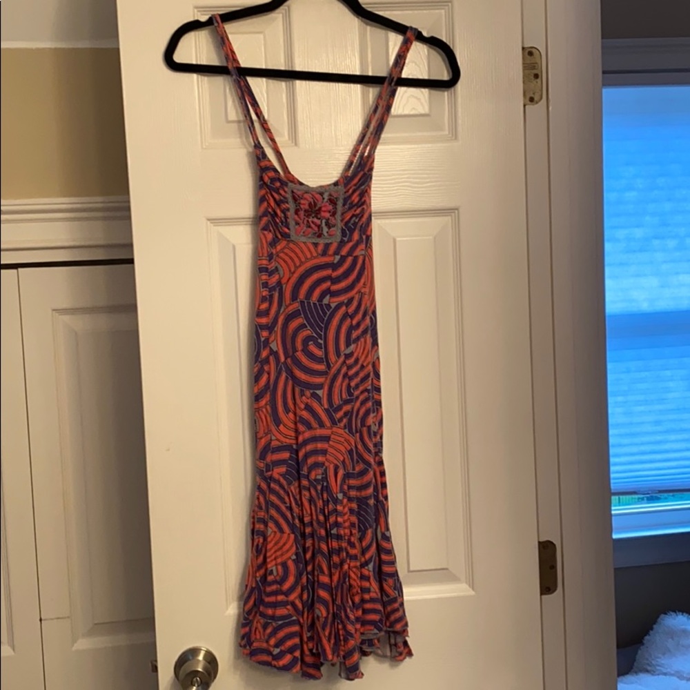 Free People Pink/Purple Summer Dress